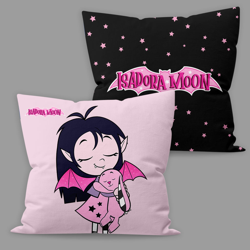 Isadora Moon and Pink Rabbit cushion